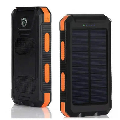 Portable Waterproof 20000mah Solar Power Bank