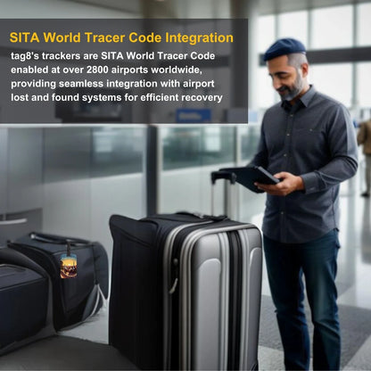 Smart Bag Security Tag - Barcelona [Pack 2]