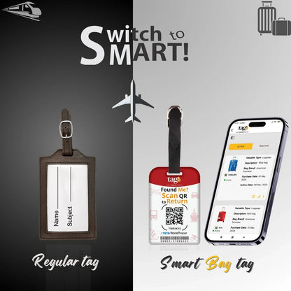 Smart Bag Security Tag - Japan Flag [Pack 2]
