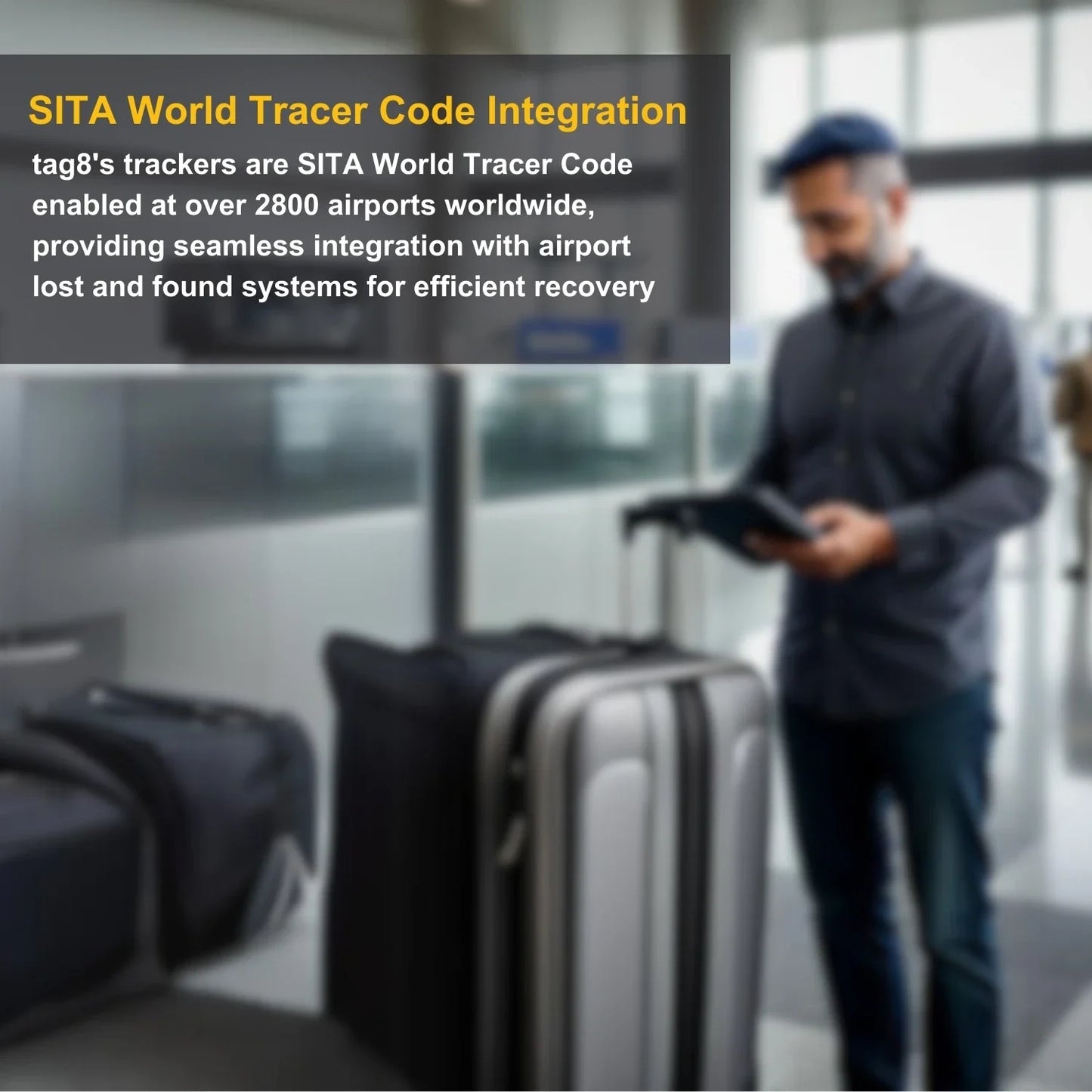 Smart Bag Security Tag - Japan Flag [Pack 2]