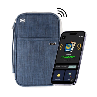 Canvas Passport Tracker Holder