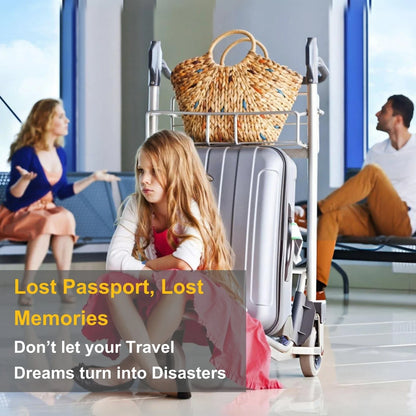 Canvas Passport Tracker Holder