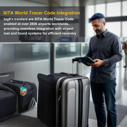 Smart Bag Security Tag - Rome [Pack 2]